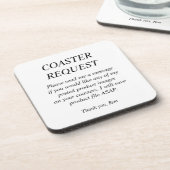 Untersetzer-Anfrage Untersetzer (Linke Seite)