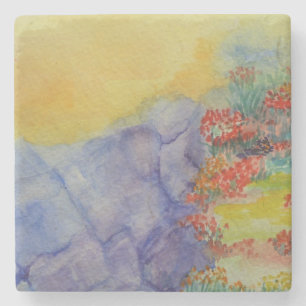 Untersetzer-Aquarell Steinuntersetzer
