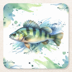 Untersetzer - Aquarellfarbenserie: Perle