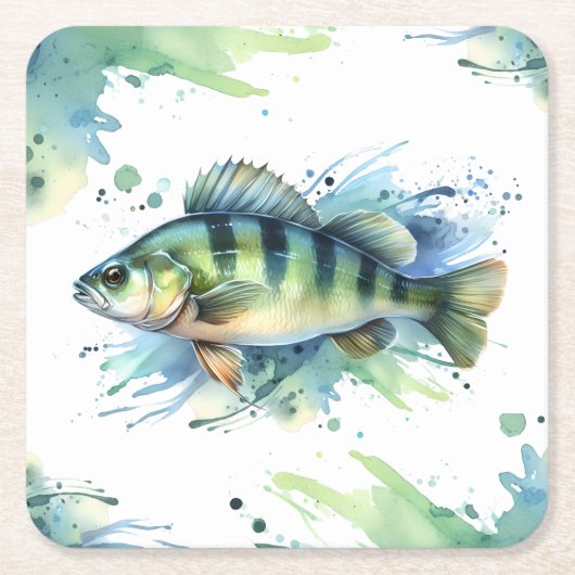 Untersetzer - Aquarellfarbenserie: Perle (Vorderseite)