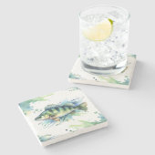 Untersetzer - Aquarellfarbenserie: Perle (Seitenansicht)