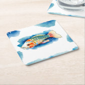 Untersetzer - Aquarellreihe: Koi Fish (angewinkelt)