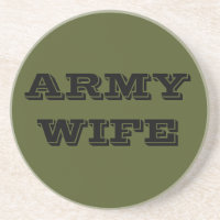 Untersetzer Army Ehefrau