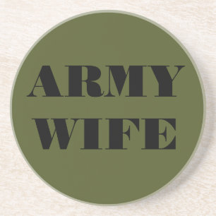 Untersetzer Army Ehefrau