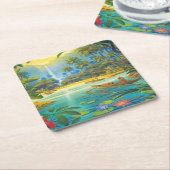 Untersetzer auf der Insel, Text hinzufügen, Unters (angewinkelt)