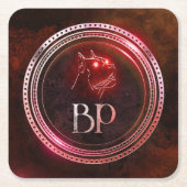 Untersetzer auf Papier - M&S-Pfirsiche (Vorderseite)