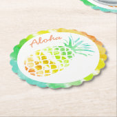 Untersetzer aus Ananas (angewinkelt)