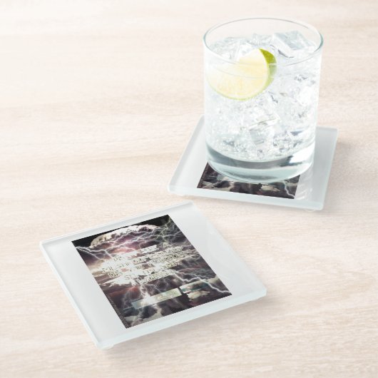 Untersetzer aus Atombombe (Schrägansicht)