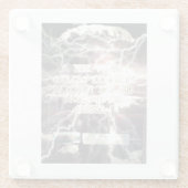 Untersetzer aus Atombombe (Rückseite)