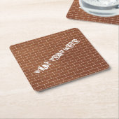 Untersetzer aus Backstein mit benutzerdefiniertem  (angewinkelt)