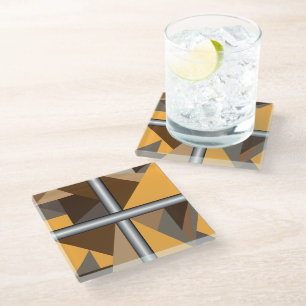 Untersetzer aus Barred Glass