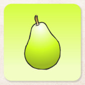 Untersetzer aus Birnenholz (Vorderseite)