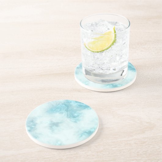 Untersetzer aus blauem Marmor Set (Seite)