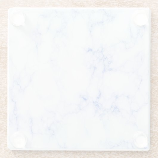 UNTERSETZER AUS BLAUEM UND WEISSEM MARMOR (Rückseite)