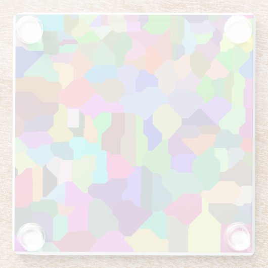 Untersetzer aus Blockglas (Rückseite)