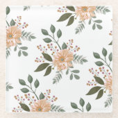 Untersetzer aus Blumenmuster (Vorderseite)