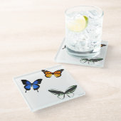 Untersetzer aus Butterfly-Pattern (Schrägansicht)