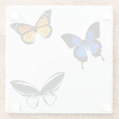 Untersetzer aus Butterfly-Pattern (Rückseite)