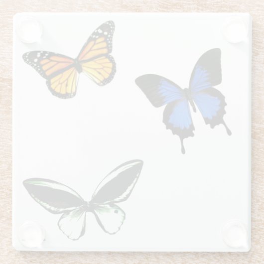 Untersetzer aus Butterfly-Pattern (Rückseite)