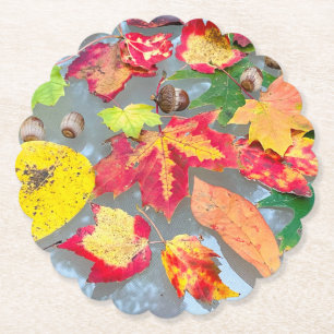 Untersetzer aus dem Herbst