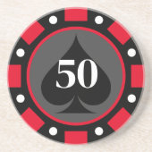 Untersetzer aus Edelstein in Form eines großen Pok (Vorne)