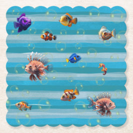 Untersetzer aus Fischkutschpapier