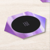 Untersetzer aus gebürstetem Petals Lavendel | Eleg (angewinkelt)