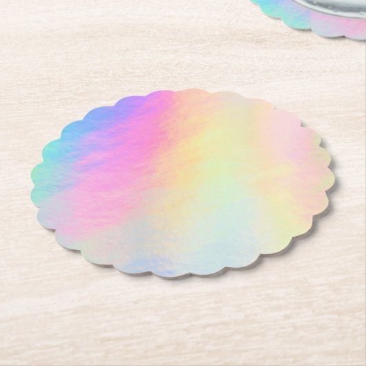 Untersetzer aus gestrichenem Pastellpapier (angewinkelt)