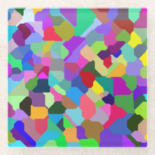 Untersetzer aus getilgtem Glaß