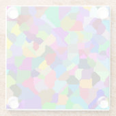 Untersetzer aus getilgtem Glaß (Rückseite)