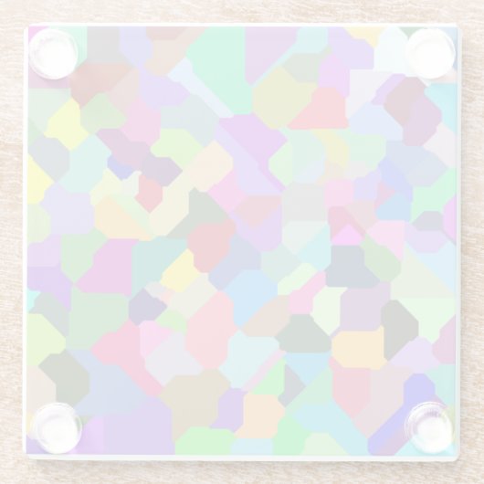 Untersetzer aus getilgtem Glaß (Rückseite)