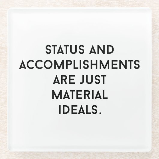 Untersetzer aus Glas (Vorderseite)