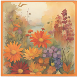 Untersetzer aus Glas - Goldene Farbtöne von Orange