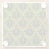 Untersetzer aus Glas in der türkischen Olivenkrone (Rückseite)