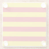 Untersetzer aus Glas mit der Flagge Kataloniens (Rückseite)