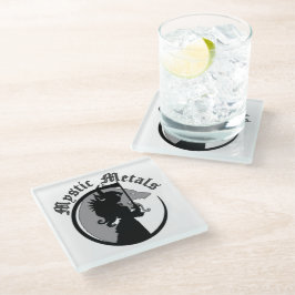 Untersetzer aus Glas - Mystische Metalle