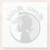 Untersetzer aus Glas - Mystische Metalle (Rückseite)