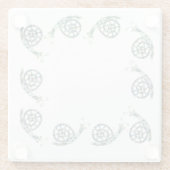 Untersetzer aus Glas - Pfad der Drahtseilbahnen (Rückseite)