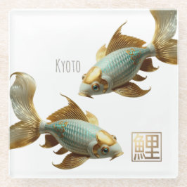Untersetzer aus Glas/Porzellan Koi/Untersetzer