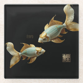 Untersetzer aus Glas/Porzellan Koi/Untersetzer
