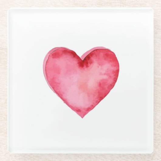 Untersetzer aus Glas - Schatten (Vorderseite)