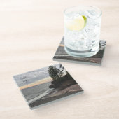 Untersetzer aus Glas, Uferpromenade in Duluth (Schrägansicht)