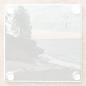 Untersetzer aus Glas, Uferpromenade in Duluth (Rückseite)