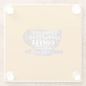 Untersetzer aus Glas - Word Cloud (Rückseite)