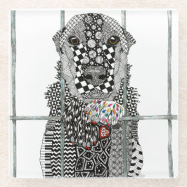 Untersetzer aus Glaßglas