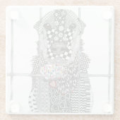 Untersetzer aus Glaßglas (Rückseite)