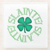 Untersetzer aus glattem Slainte (Vorderseite)