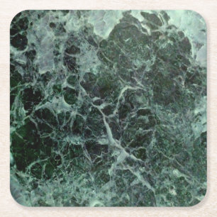 Untersetzer aus grünem Marmor