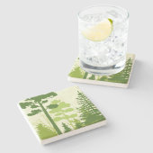 Untersetzer aus Grünwald (Seitenansicht)