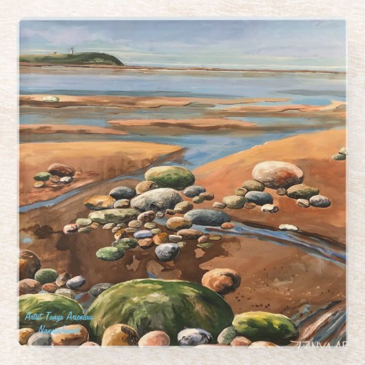 Untersetzer aus handgemalten Kunstwerken (Vorderseite)